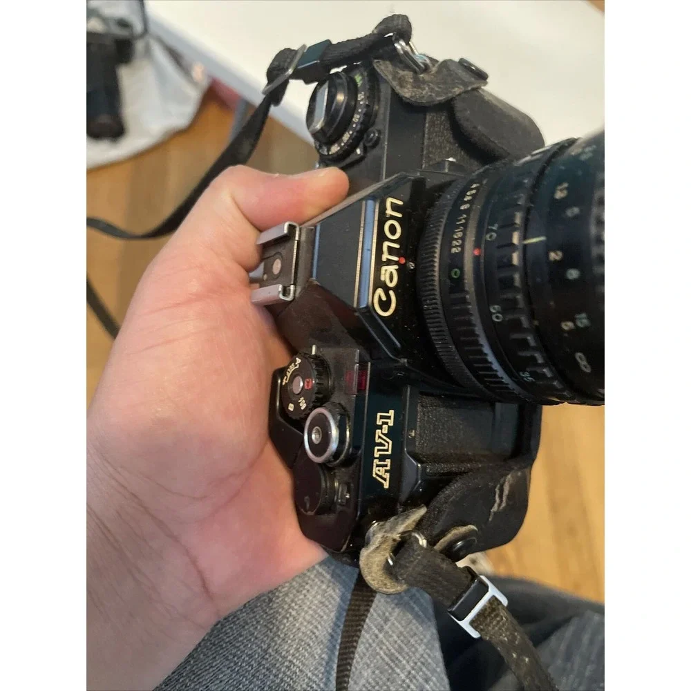 [Canon AV-1 Black 35mm SLR w/ 35-70mm f/4 Lens (17)